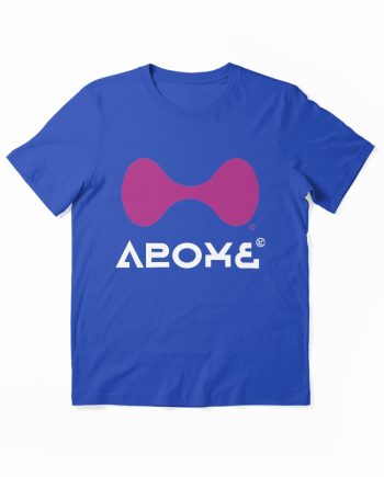 Apexe Pink Logo Abstract Graphic T-Shirt
