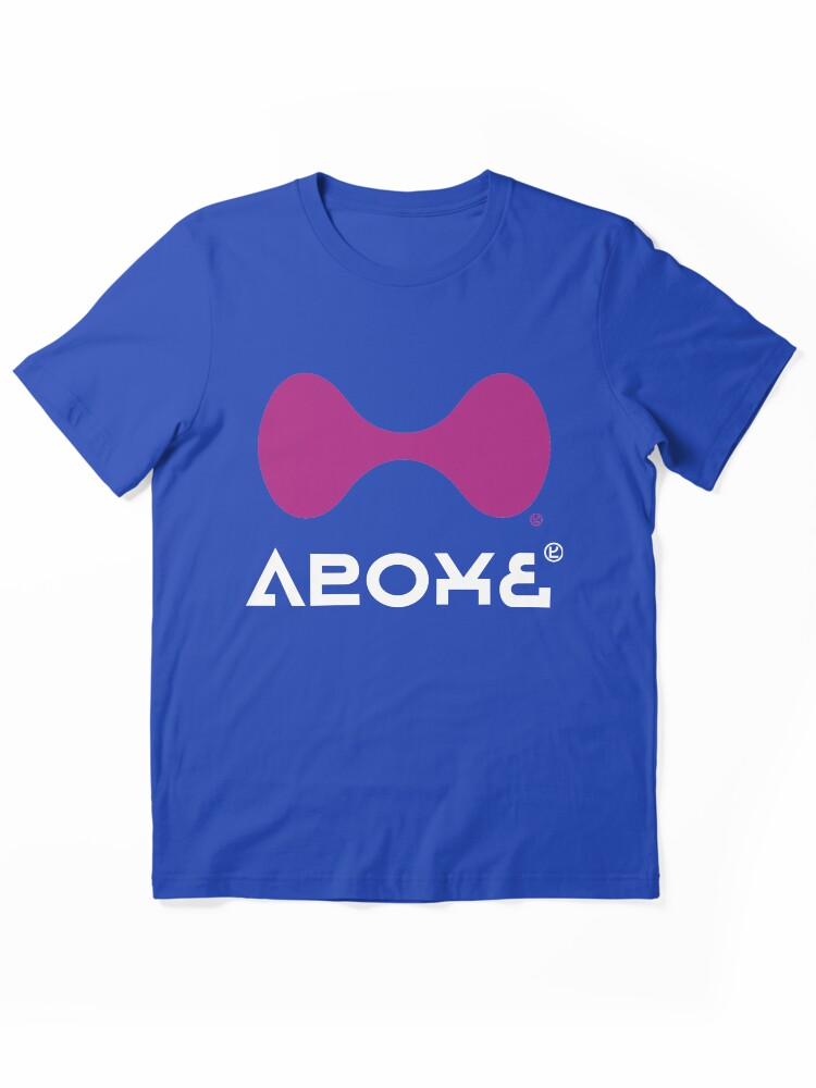 Apexe Pink Logo Abstract Graphic T-Shirt