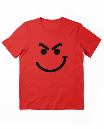 Bon Jovi Crush Era Evil Smiley Face Graphic T-Shirt