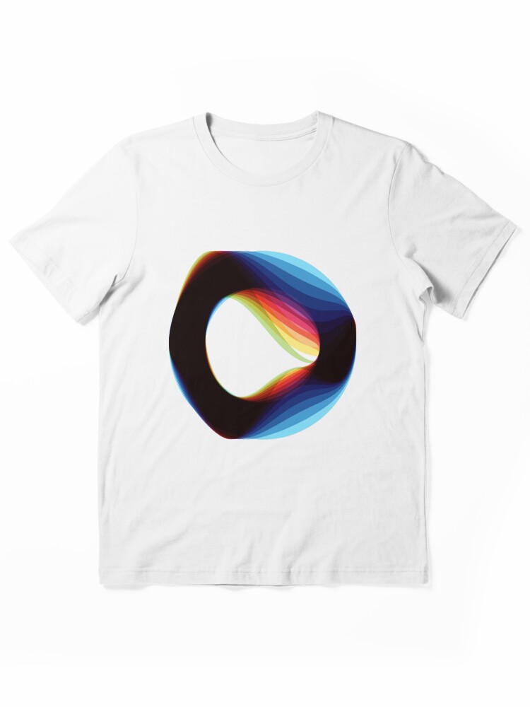 Prism Wave Abstract Loop Graphic T-Shirt