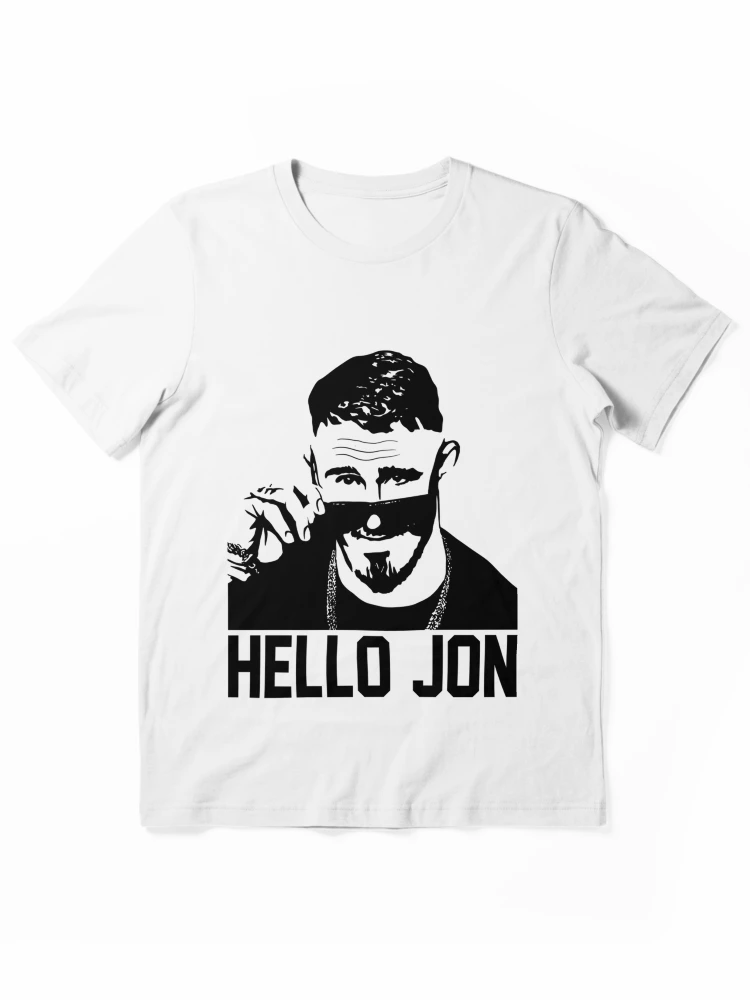 Tom Aspinall Hello Jon Minimalist Portrait Graphic T-Shirt