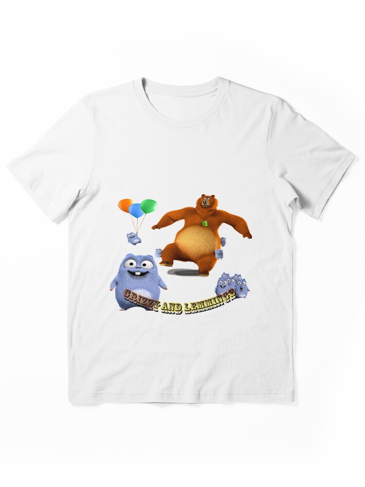 Grizzy and the Lemmings Slapstick Animation Graphic T-Shirt