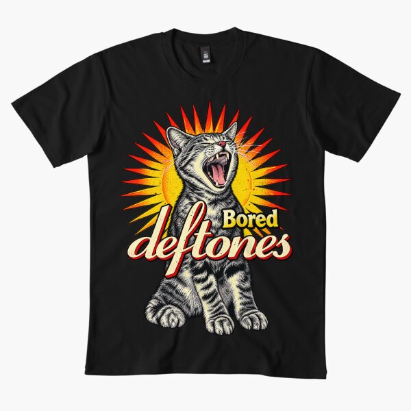 Deftones Bored Screaming Cat T-Shirt