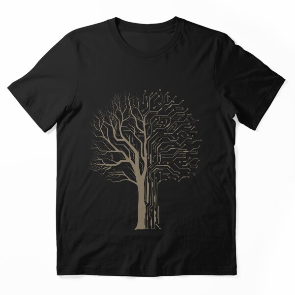 Digital Circuit Tree Graphic T-Shirt