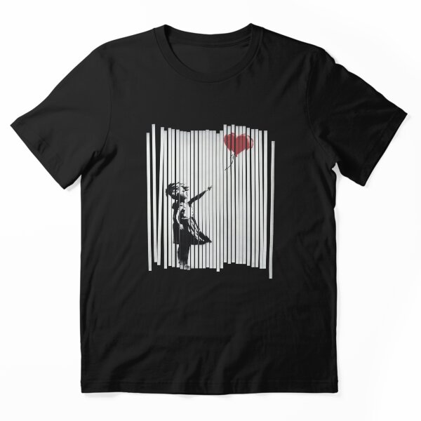 Shredded Girl with Balloon Graphic T-Shirt
