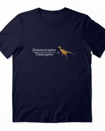 Funny Velociraptor Physics Formula Graphic T-Shirt
