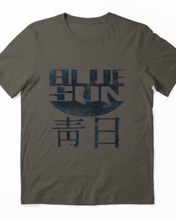 Blue Sun Space Western Graphic T-Shirt