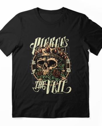 Pierce The Veil Crown Skull Graphic T-Shirt