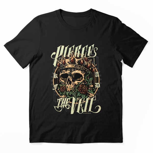 Pierce The Veil Crown Skull Graphic T-Shirt