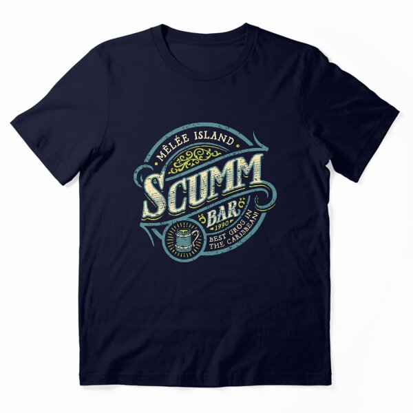 Retro Scumm Bar Melee Island T-Shirt