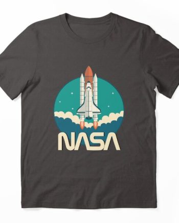 Retro NASA Space Shuttle Graphic T-Shirt