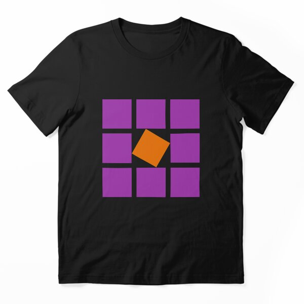 Minimalist Geometric Square Grid T-Shirt