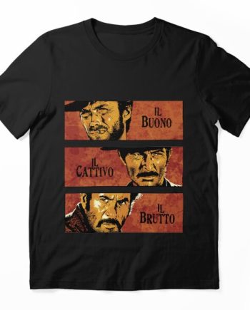 Spaghetti Western Trio Graphic T-Shirt