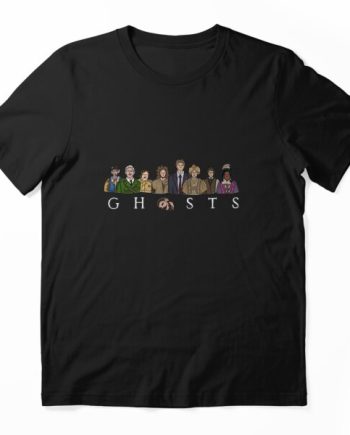 Button House Ghosts Cast Graphic T-Shirt