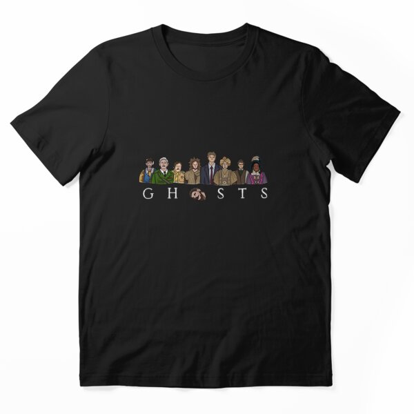 Button House Ghosts Cast Graphic T-Shirt