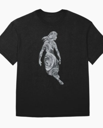 Ethereal Floating Figure Graphic T-Shirt