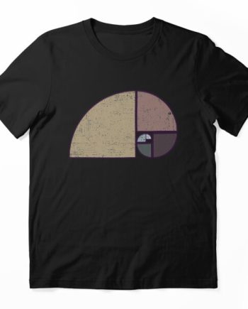 Golden Ratio Fibonacci Spiral Graphic T-Shirt