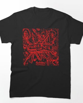 Pierce The Veil Red Sketch T-Shirt