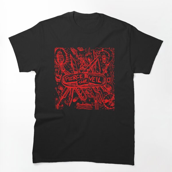 Pierce The Veil Red Sketch T-Shirt