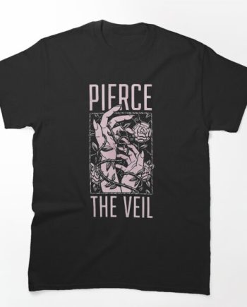 Pierce The Veil Floral Hands Graphic T-Shirt
