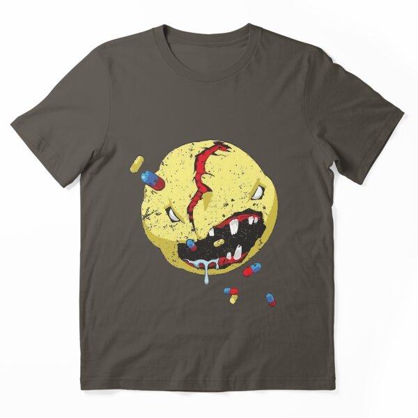Evil Toxic Smiley Graphic T-Shirt