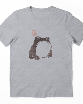 Vintage Japanese Grumpy Toad Graphic T-Shirt