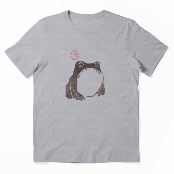 Vintage Japanese Grumpy Toad Graphic T-Shirt