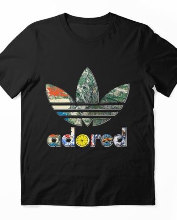 Adored Indie Rock Trefoil Graphic T-Shirt