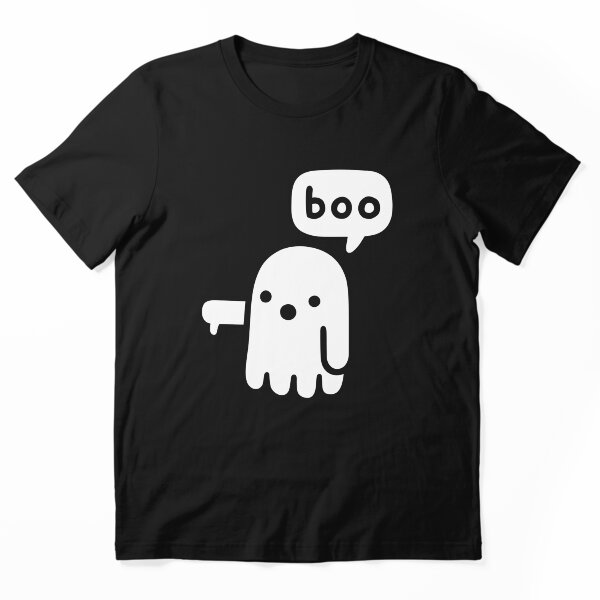 Thumbs Down Boo Ghost Graphic T-Shirt